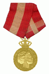 Belønningsmedaljen af 1. grad med krone. Foto: Wikipedia